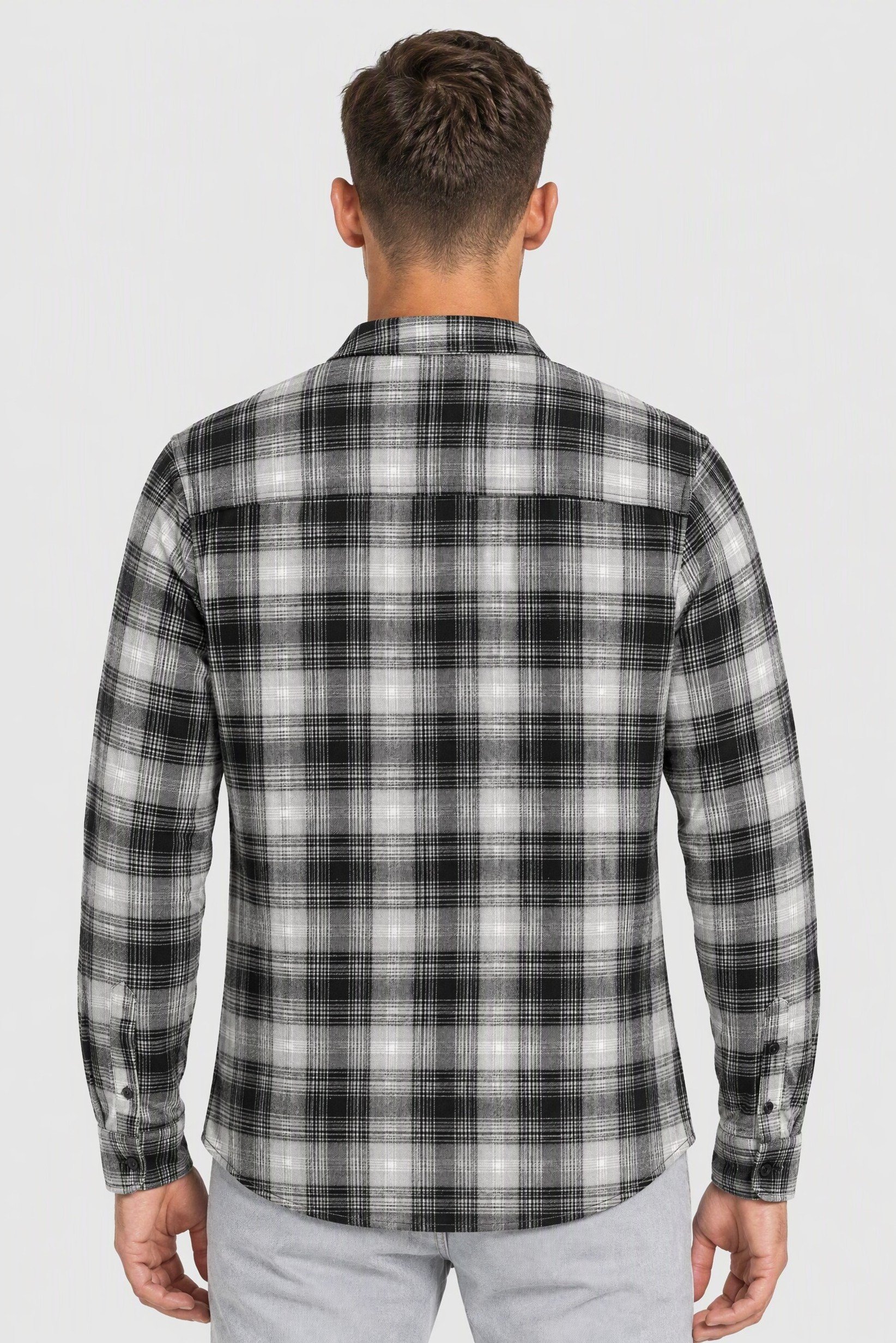 Men Regular Fit Long Sleeve Checkered Casual Shirt, Multicolor