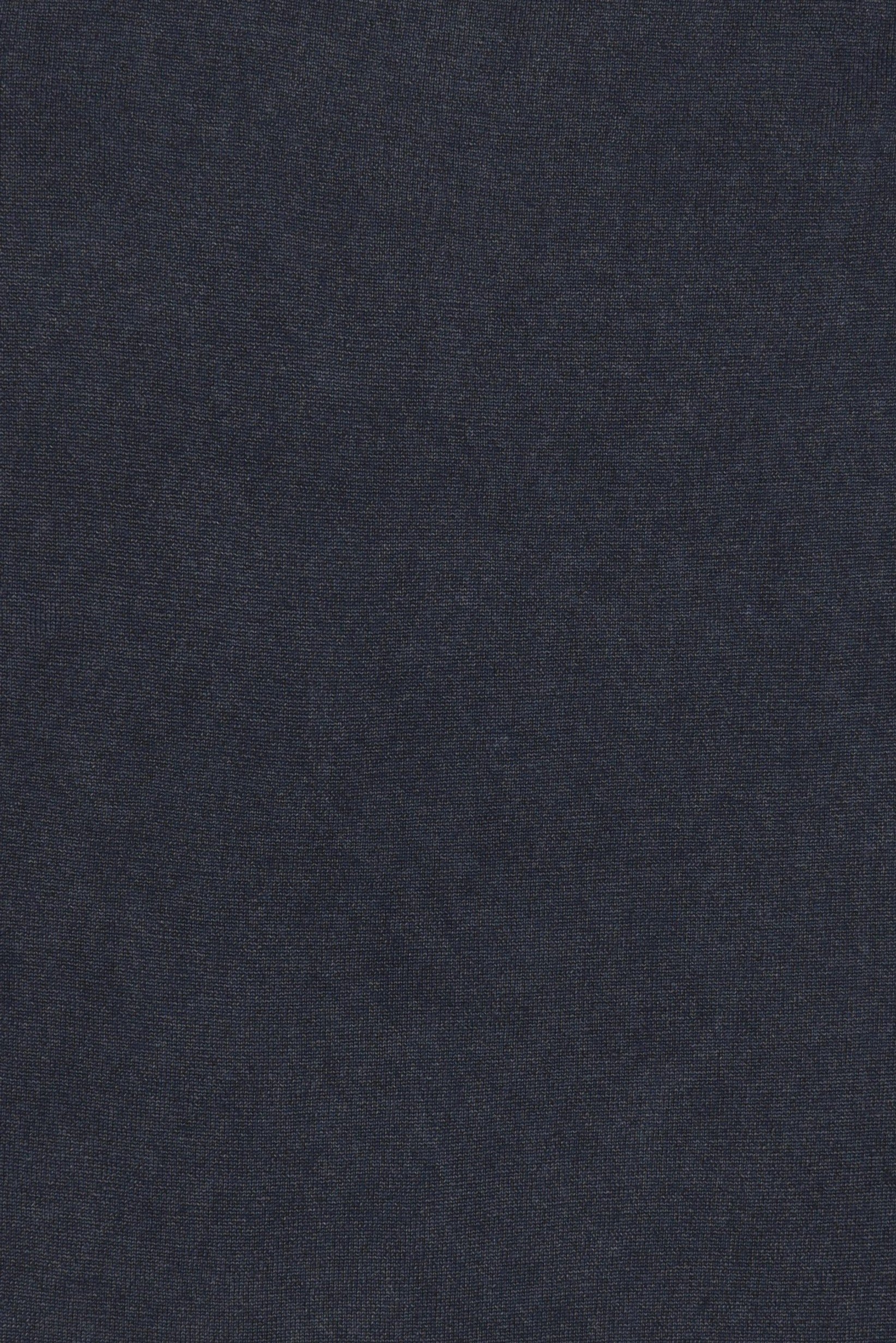 Men Crew Neck Knitted Sweater, Denim Navy