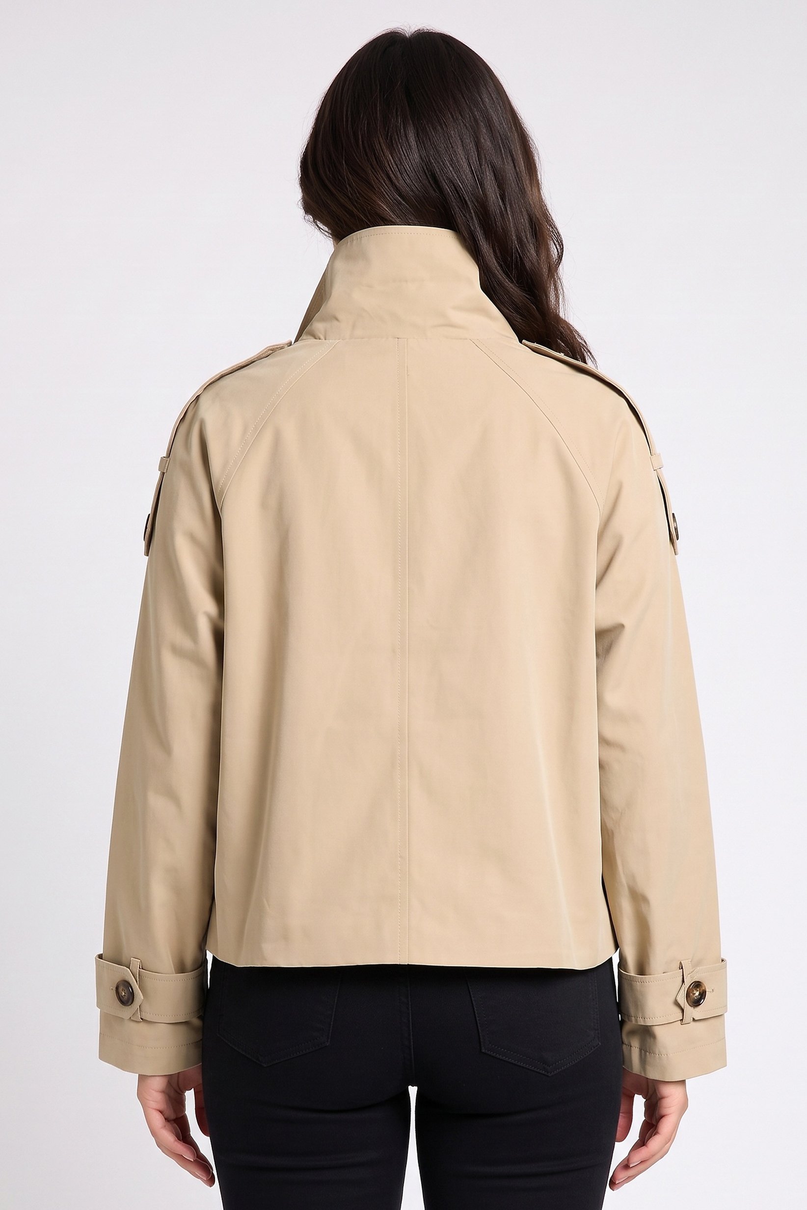 Women Solid Softshell Jacket, Dark Beige