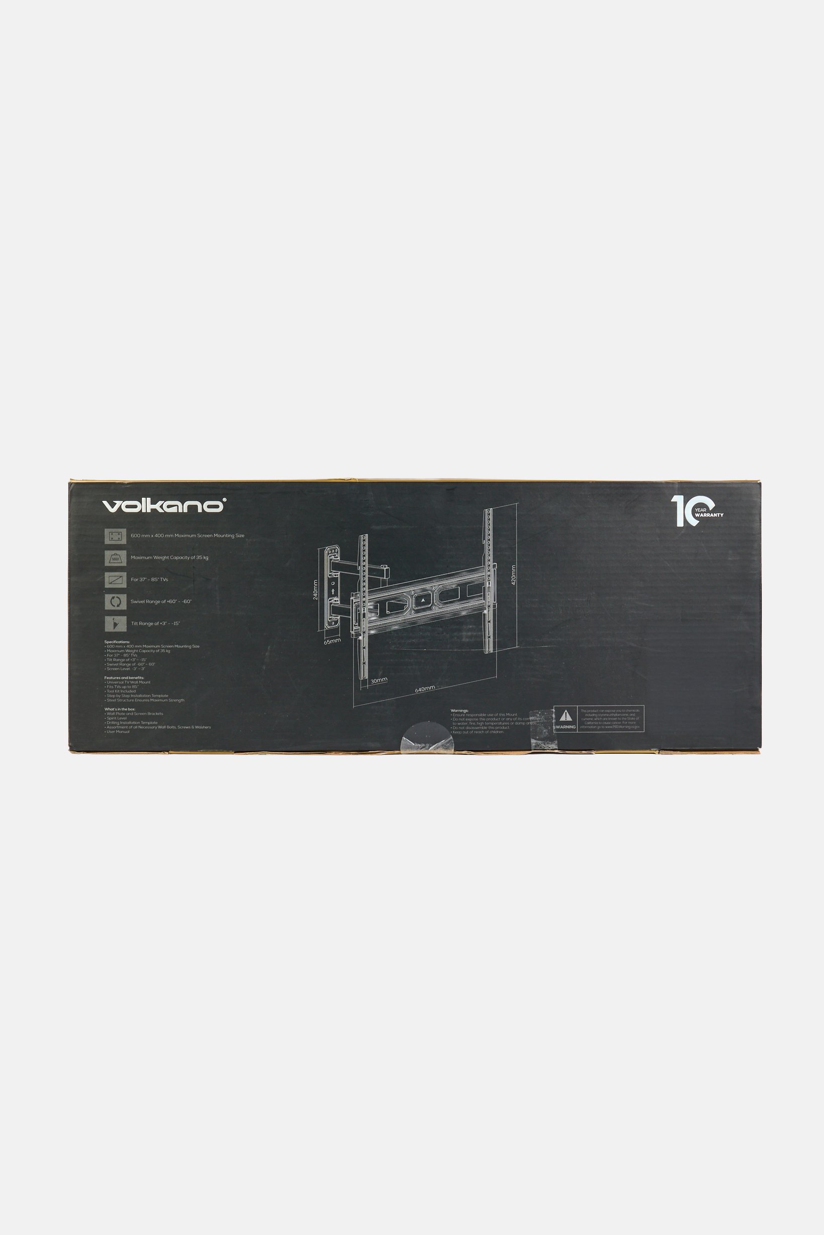 Steel Series Universal Double Arm Full Motion, Black