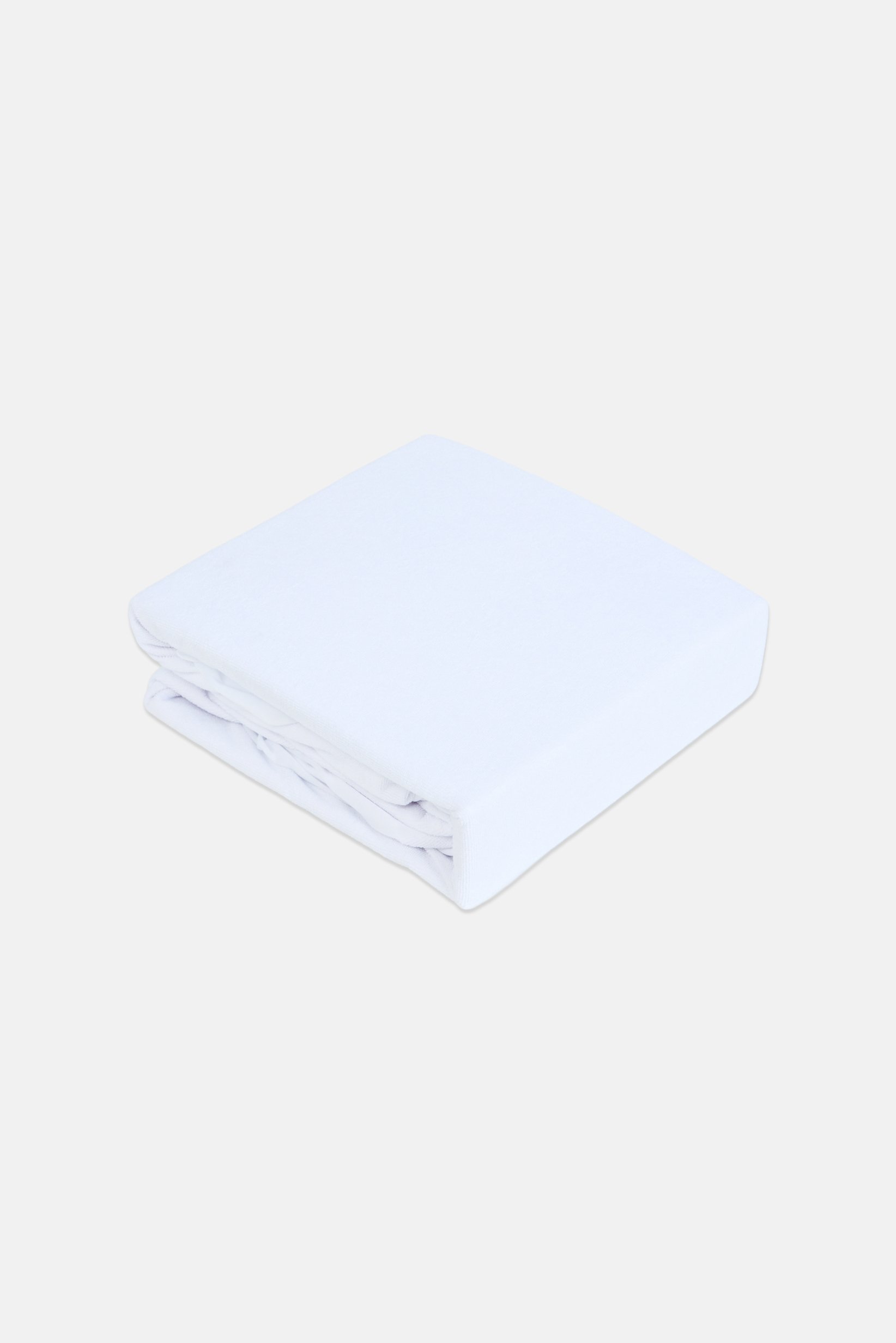 Coral Fleece Mattress Protector, White