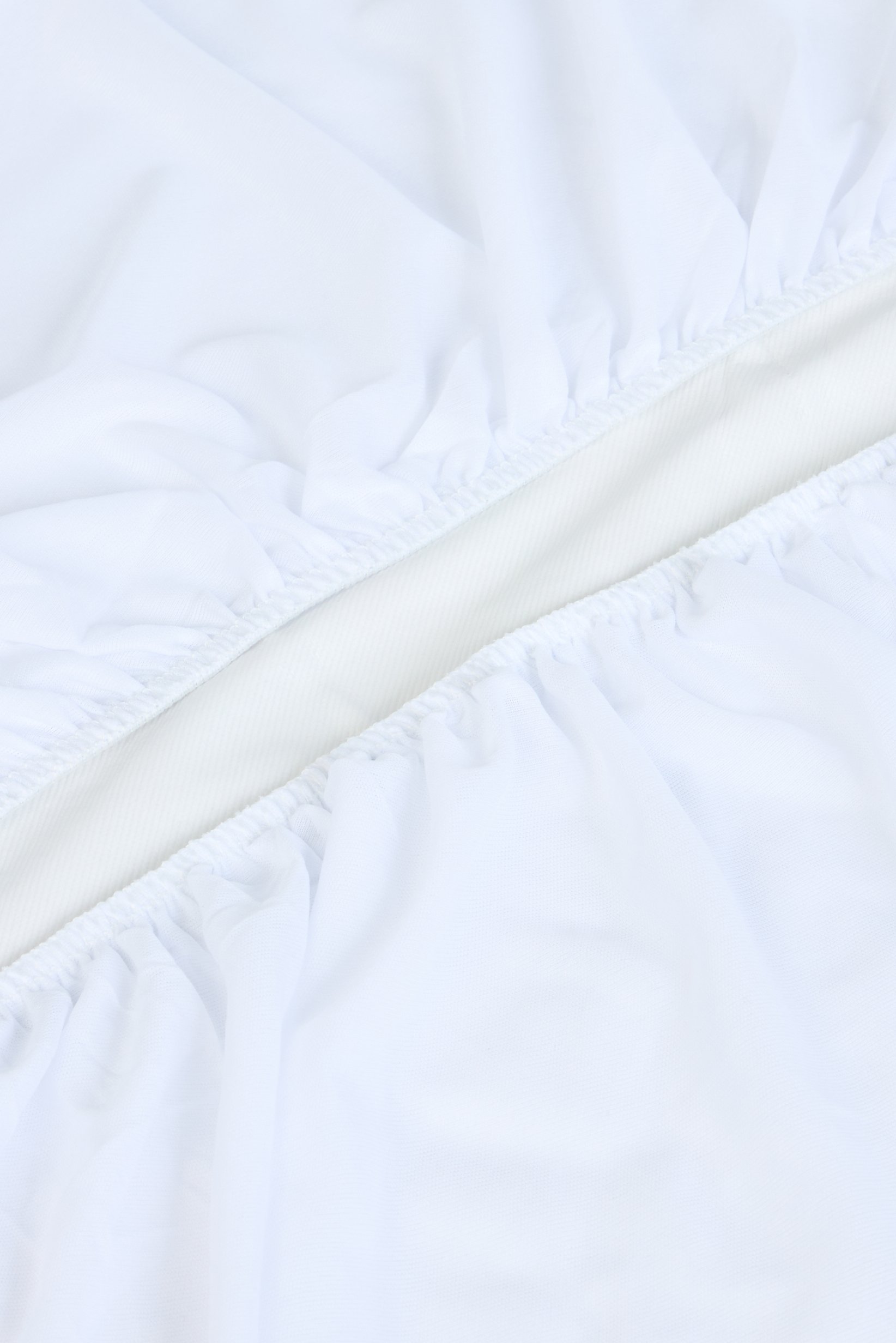 Coral Fleece Mattress Protector, White