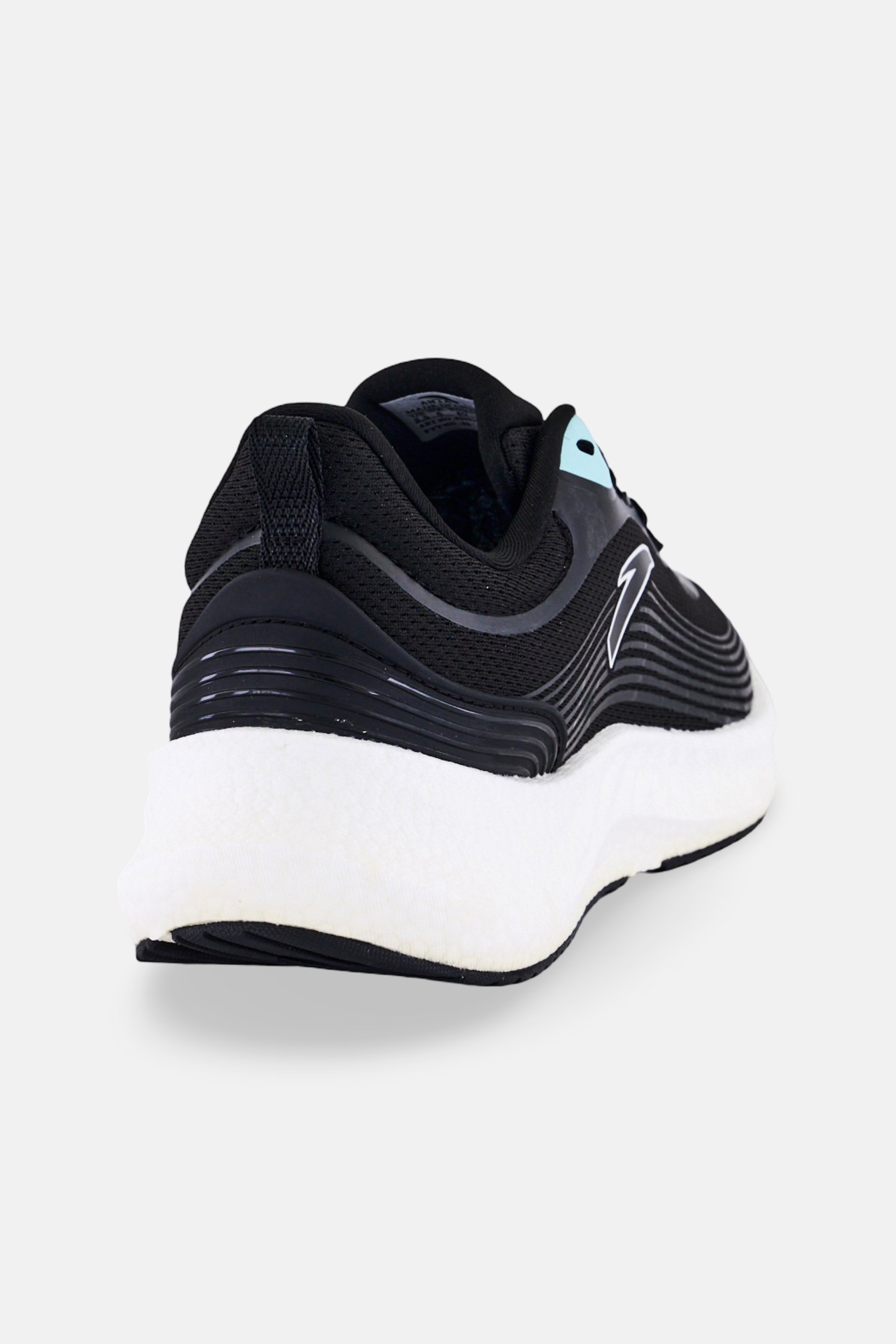 Women Lace Up Running Shoes, Black