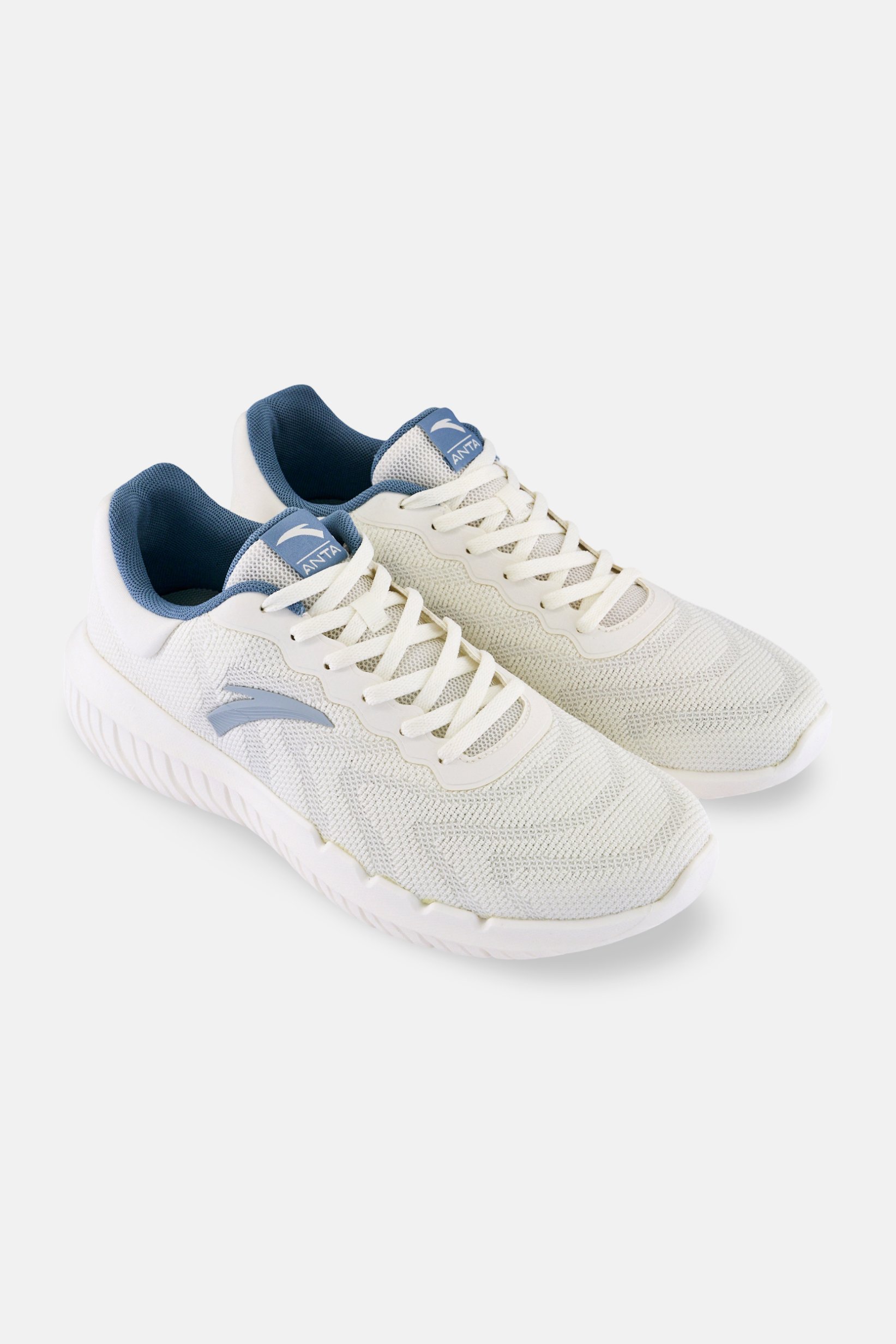 Men Cross Lace Up Training Shoes, White