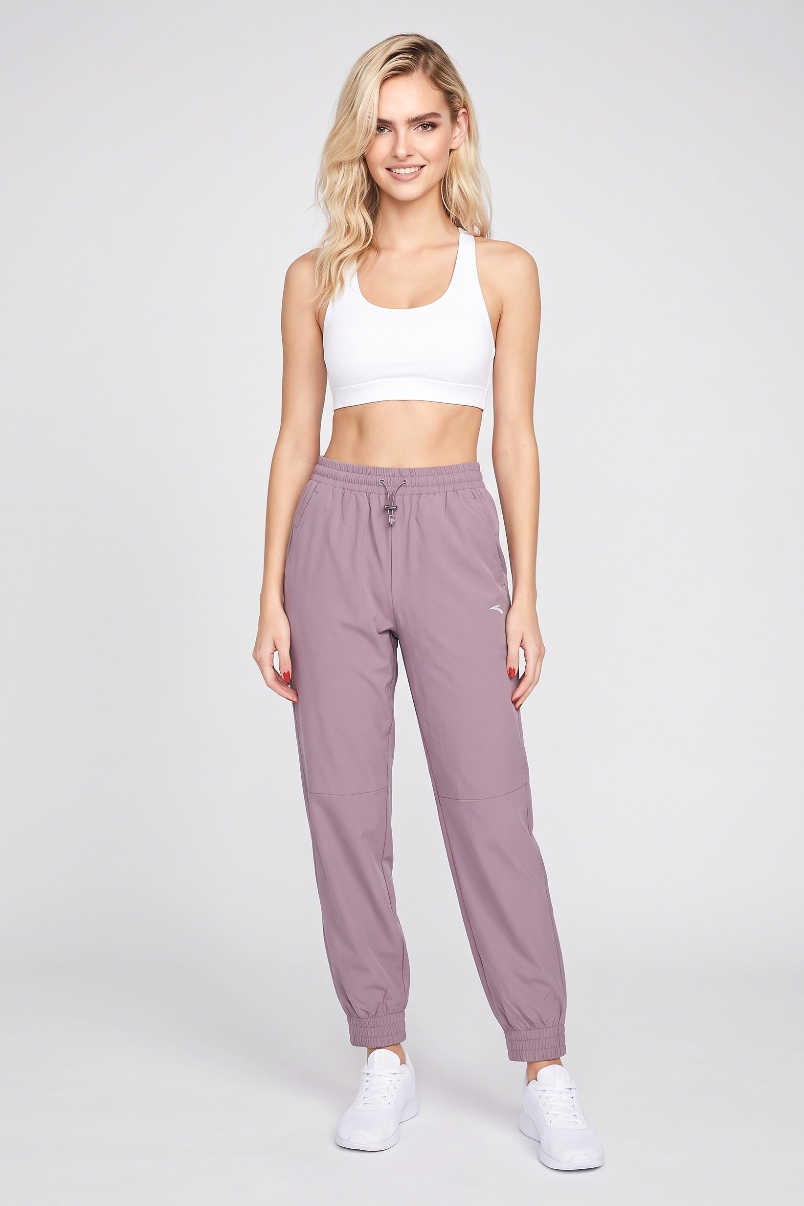 Women Regular Fit Training Track Pants, Dark Purple