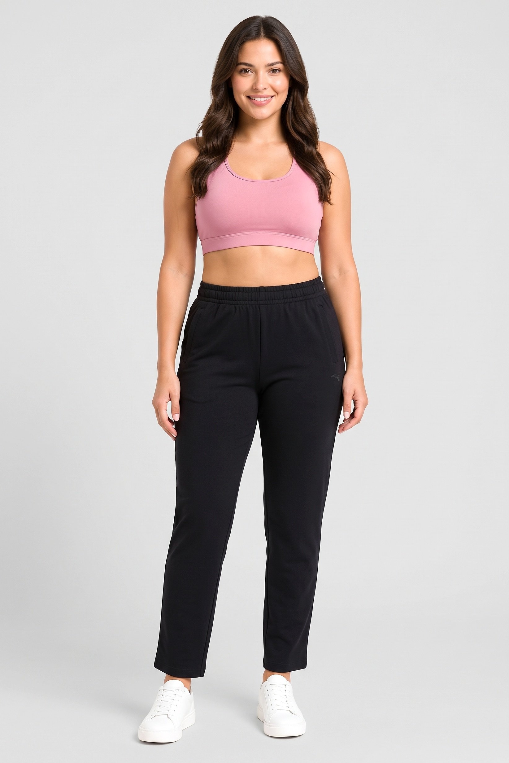 Women Regular Fit Outdoor Track Pants, Black