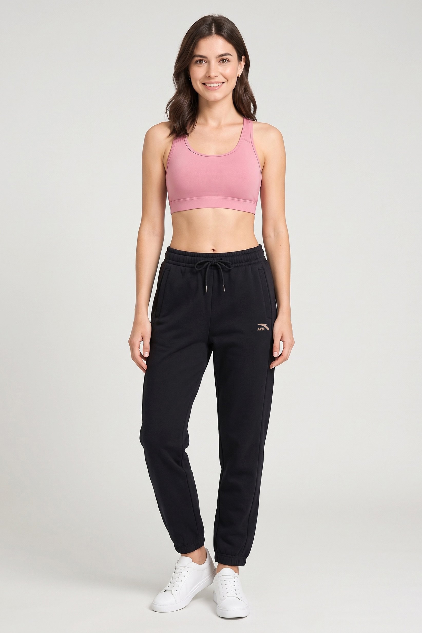 Women Regular Fit Outdoor Sweatpants, Black