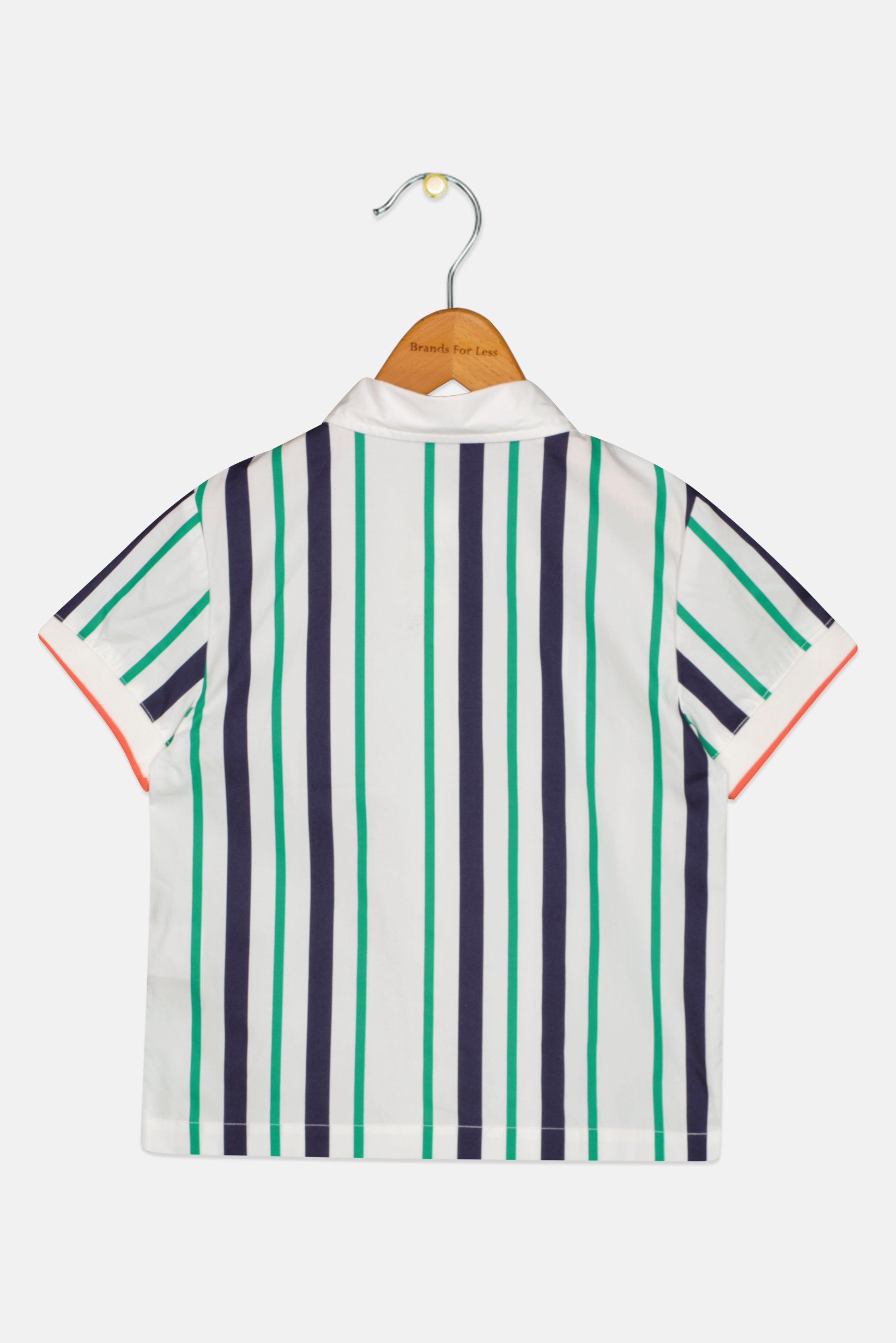 Toddlers Boy Embroidered Logo Short Sleeve Shirt, Multicolor