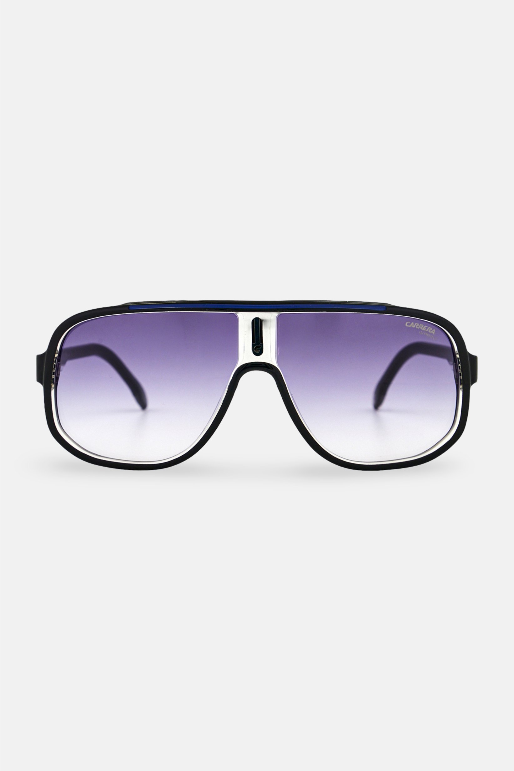 Men CARRERA 1058 Aviator Sunglasses, Black