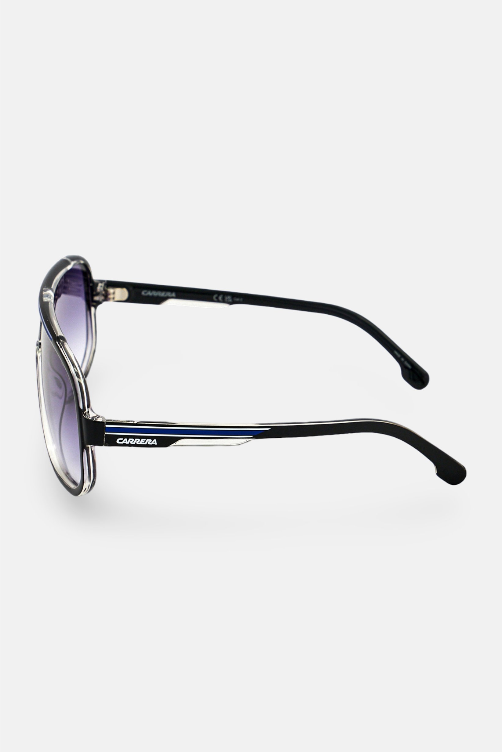 Men CARRERA 1058 Aviator Sunglasses, Black