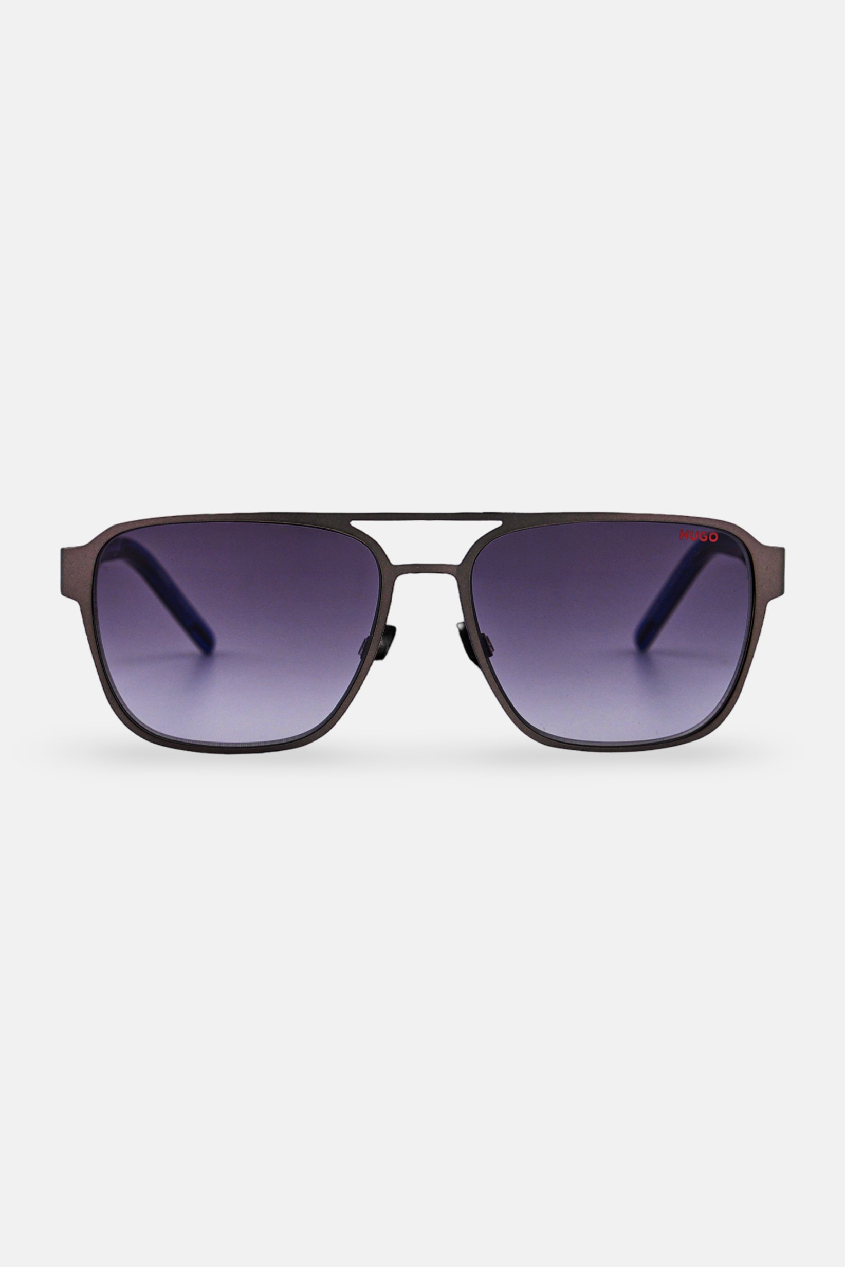 Boss Men HG 1298 S Rectangular Sunglasses, Grey