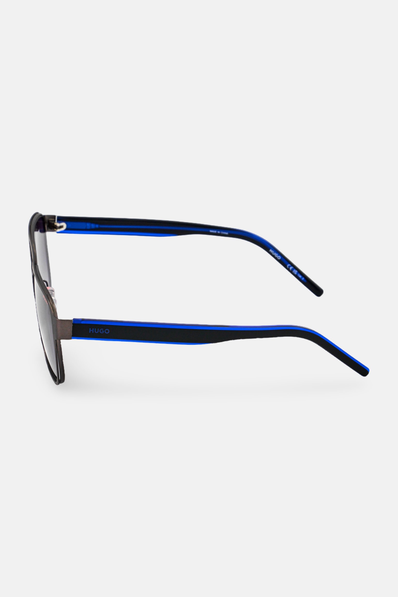 Boss Men HG 1298 S Rectangular Sunglasses, Grey