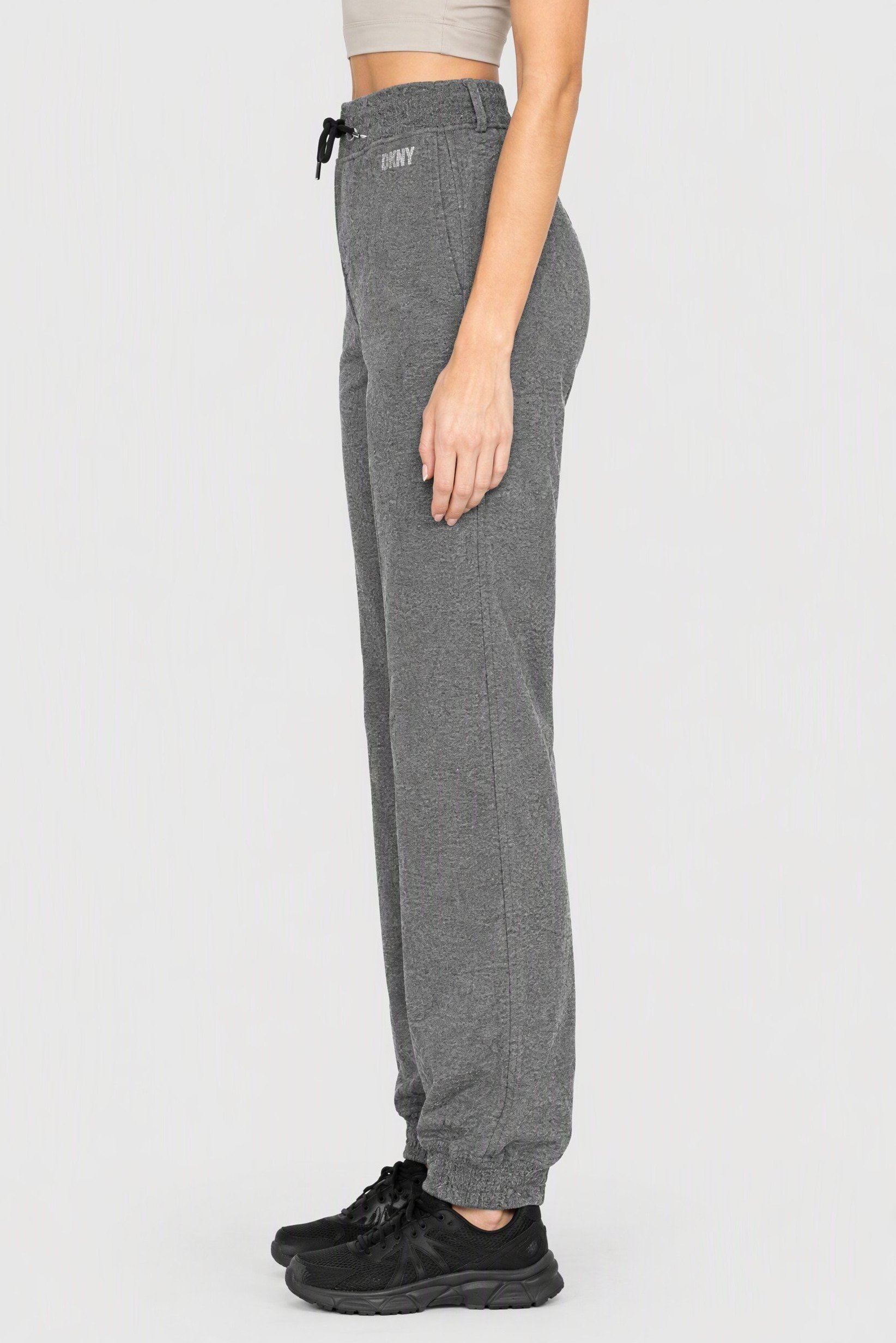 Women Sportswear Fit Brand Logo Outdoor Sweatpants, Heather Grey