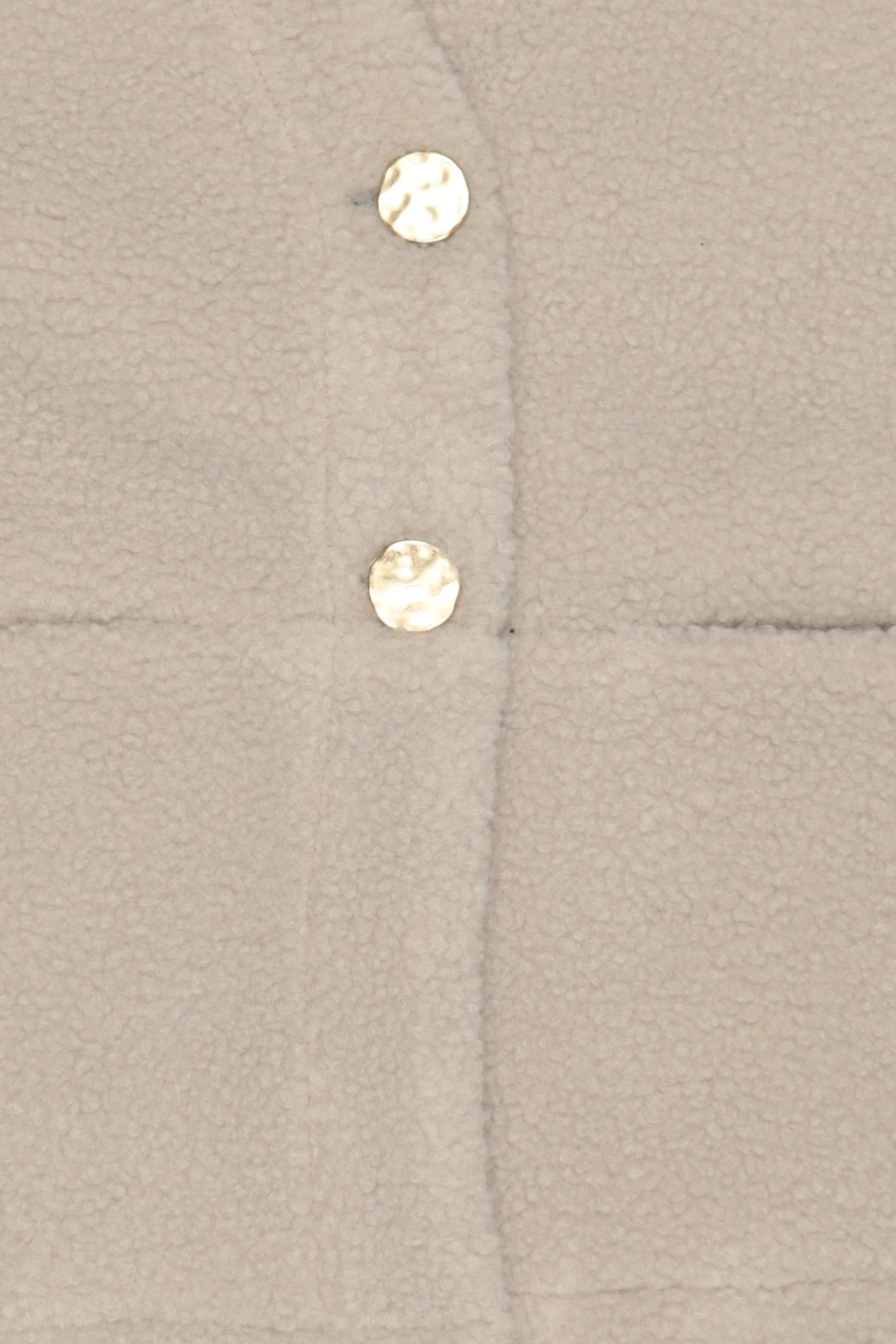 Women Textured Sherpa Jacket, Light Tan
