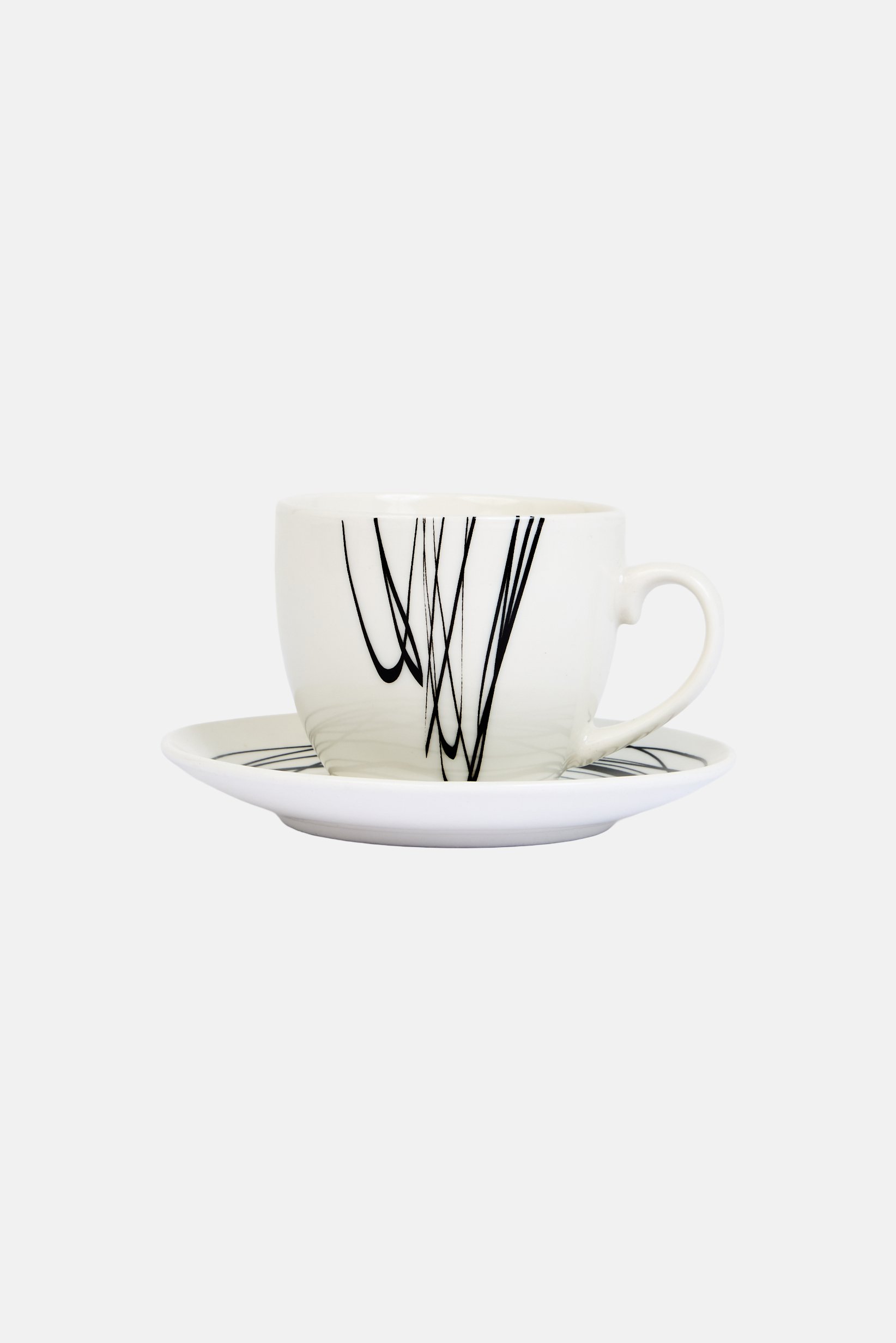 Tea Cup And Saucer 200ml, Multicolor