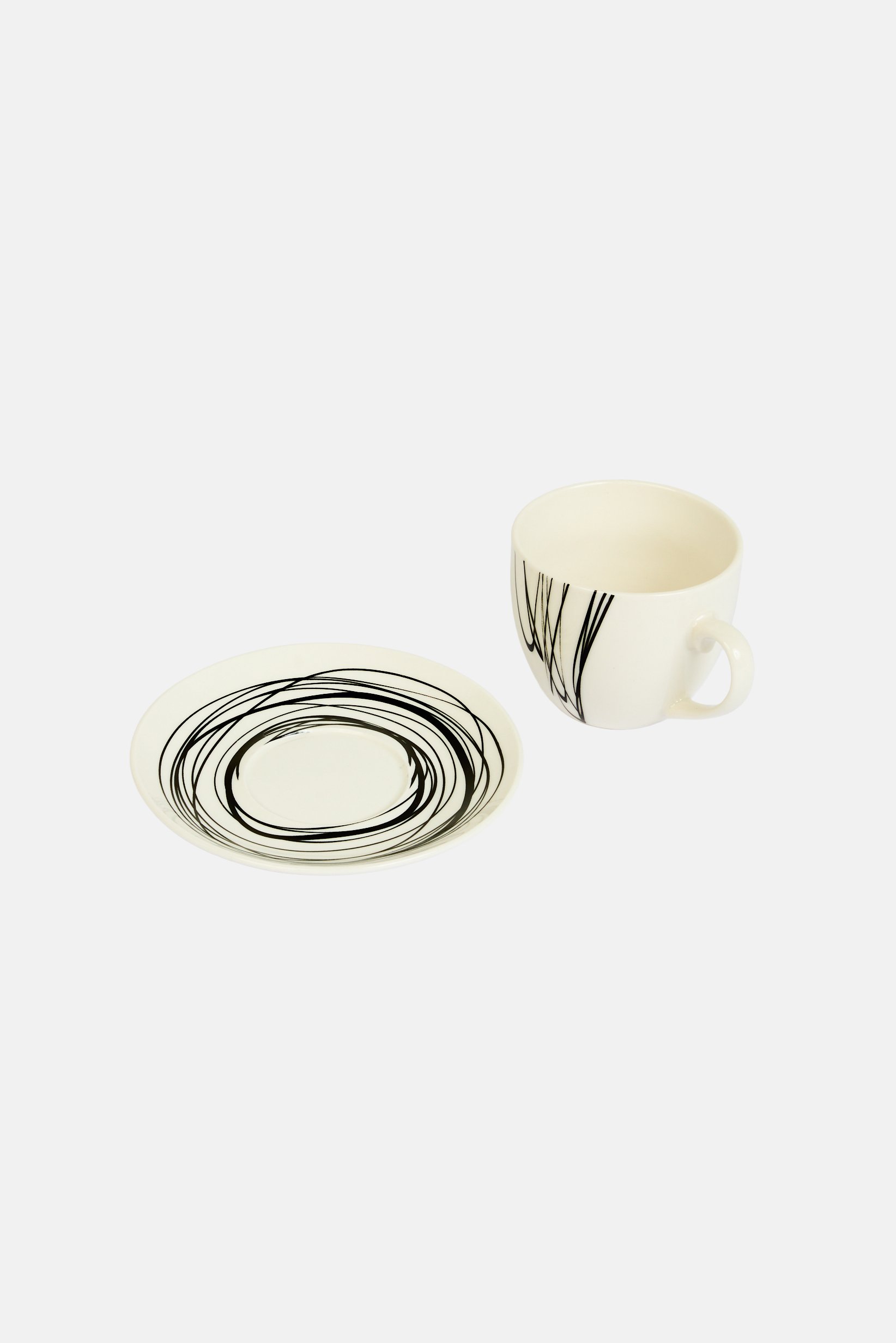 Tea Cup And Saucer 200ml, Multicolor