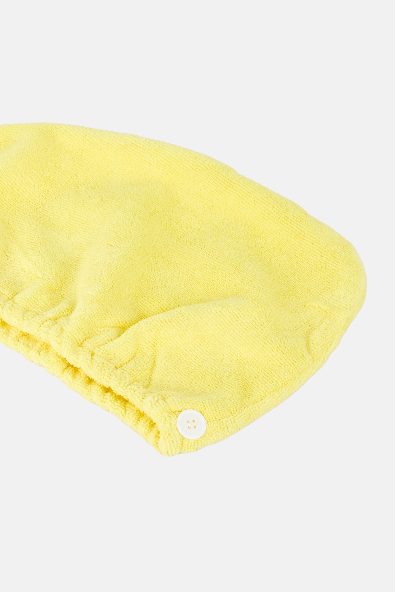 Daily Hair Towel Wrap Reduces Frizz and Drying, Yellow