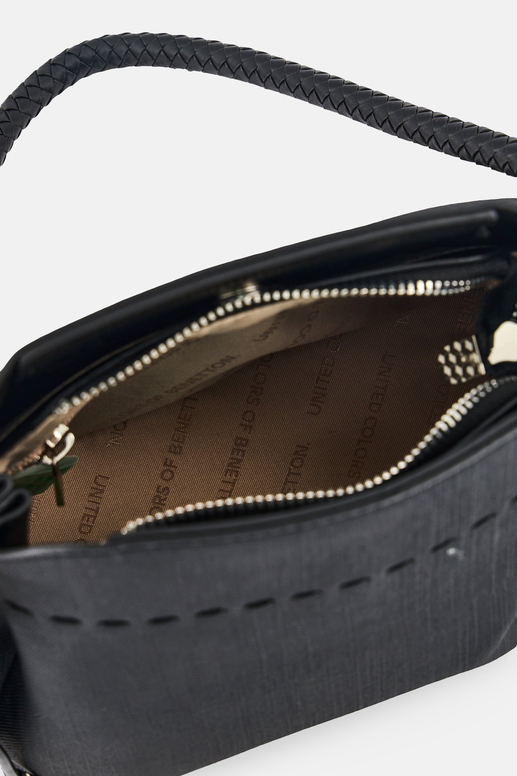 Women Brand Logo Cross Body Bag, Black