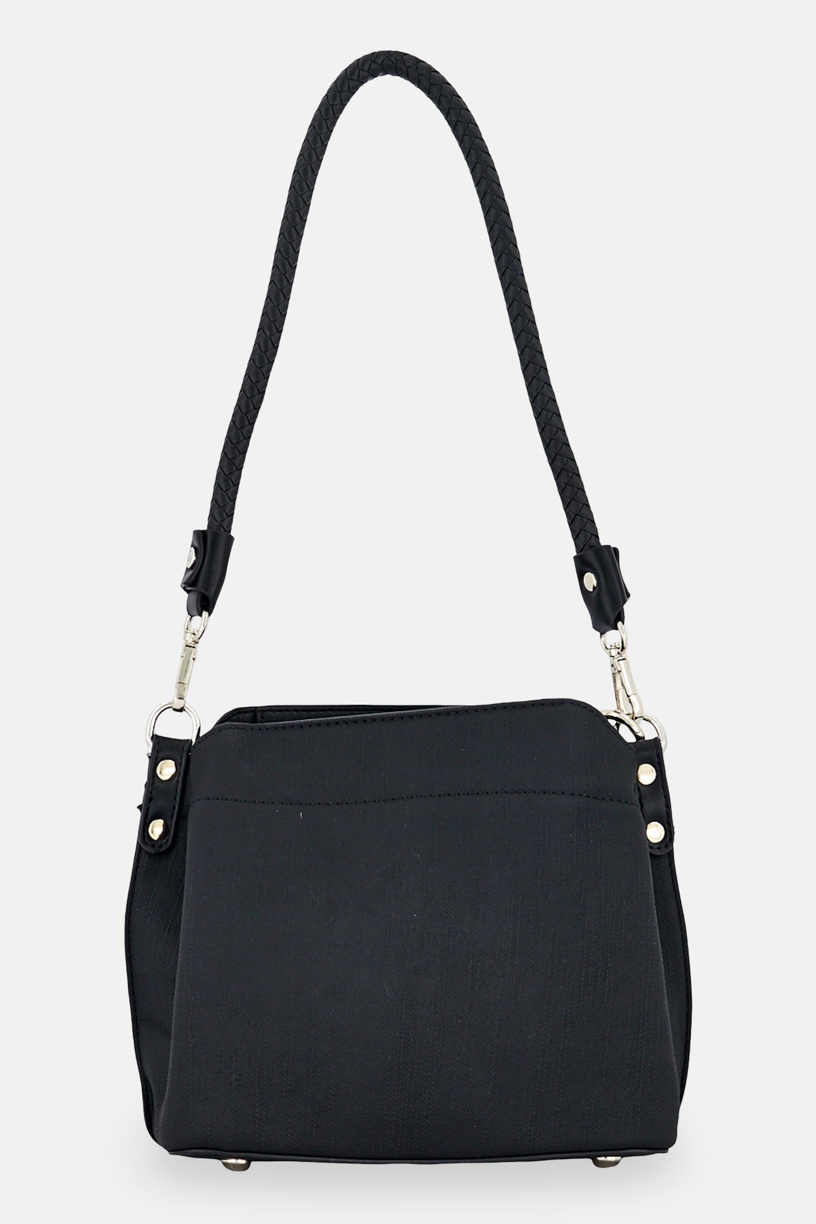 Women Brand Logo Cross Body Bag, Black