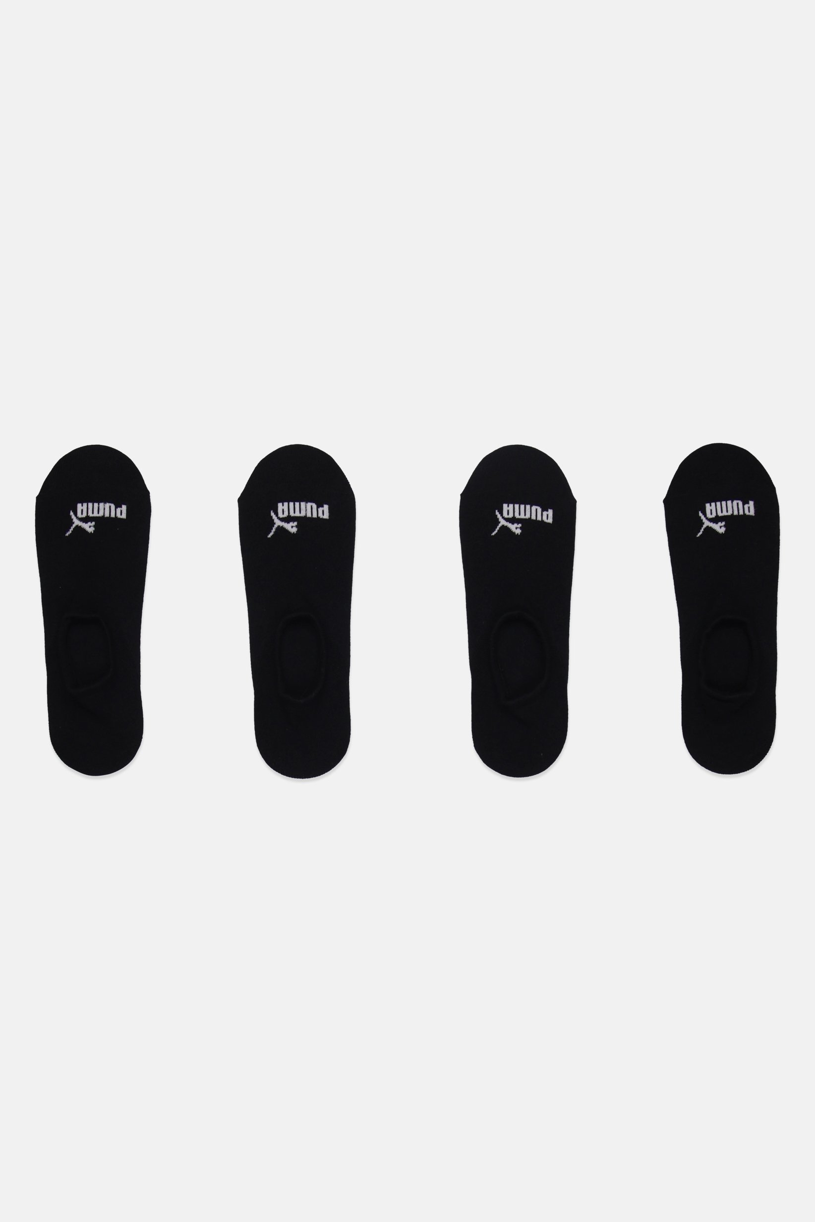 Men 4 Pairs Brand Logo High Cut Crew Socks, Black