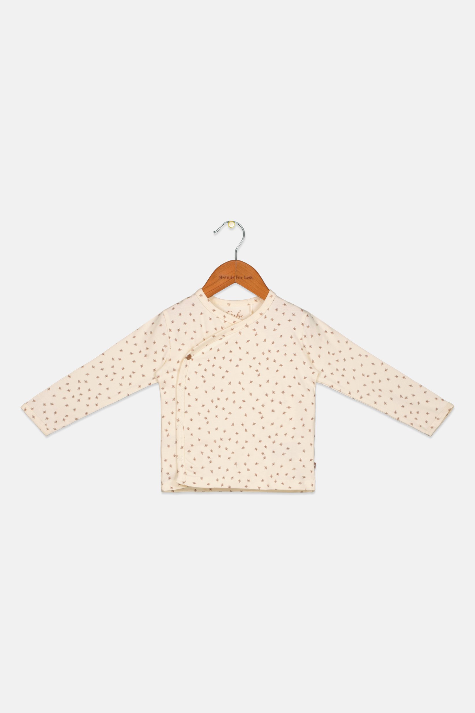 Kids Girl Allover Print Long Sleeve Top, Multicolor