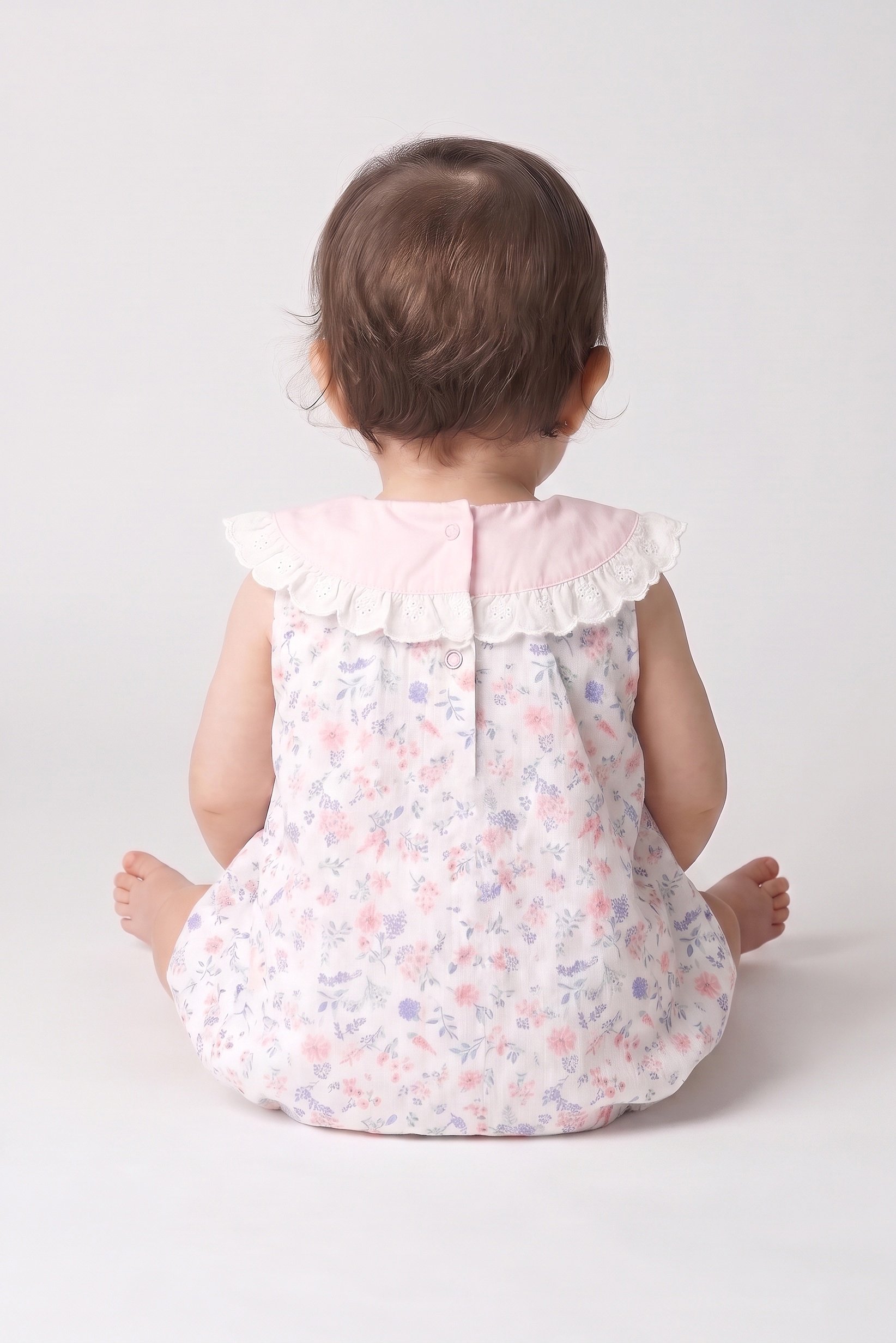 Toddlers Girl Floral Print Bodysuit, Multicolor