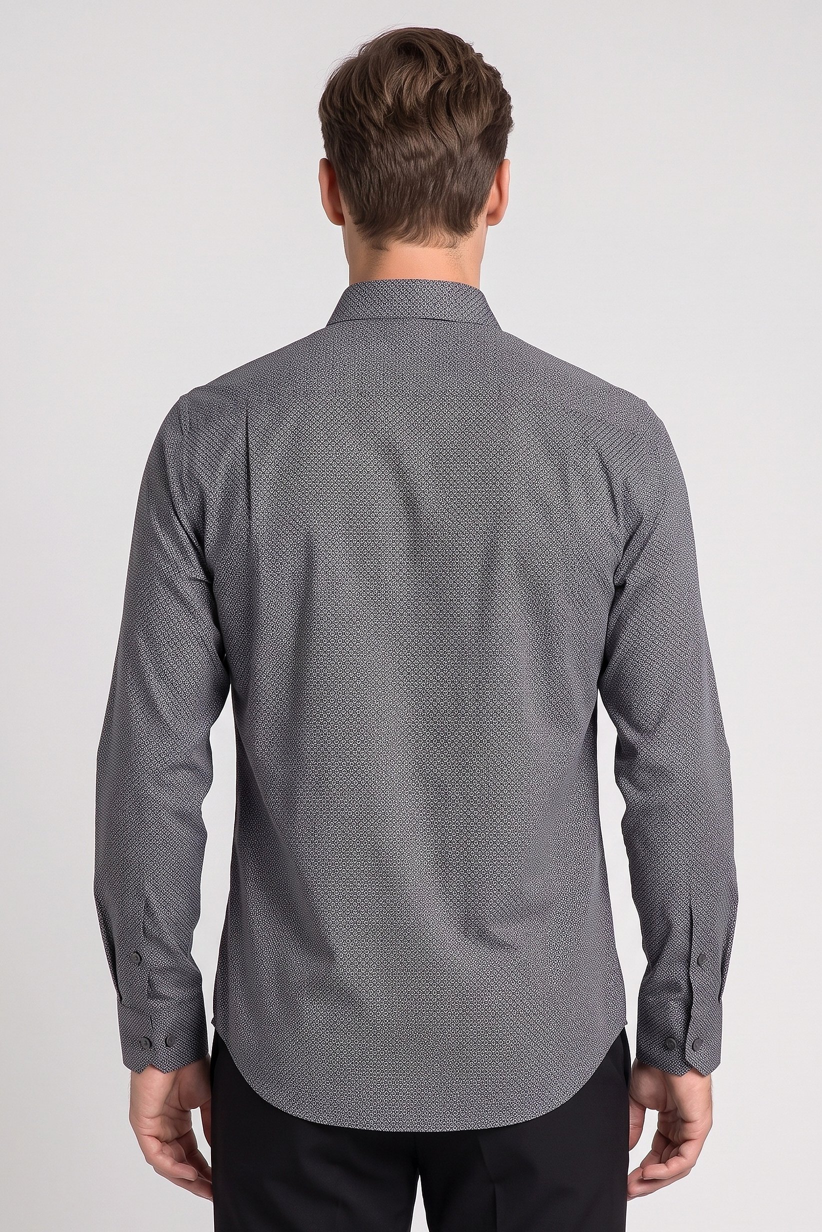 Men Regular Fit Allover Print Long Sleeve Casual Shirt, Multicolor