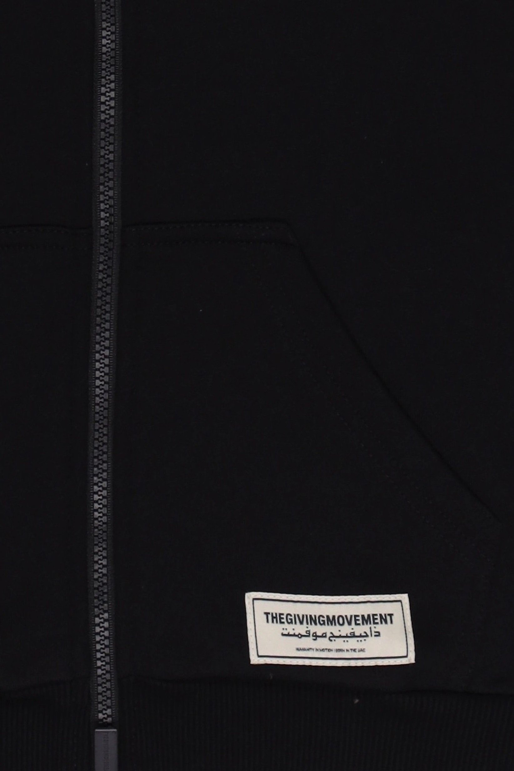 Kids Boy Oversized Brand Logo Long Sleeve Hoodie, Black