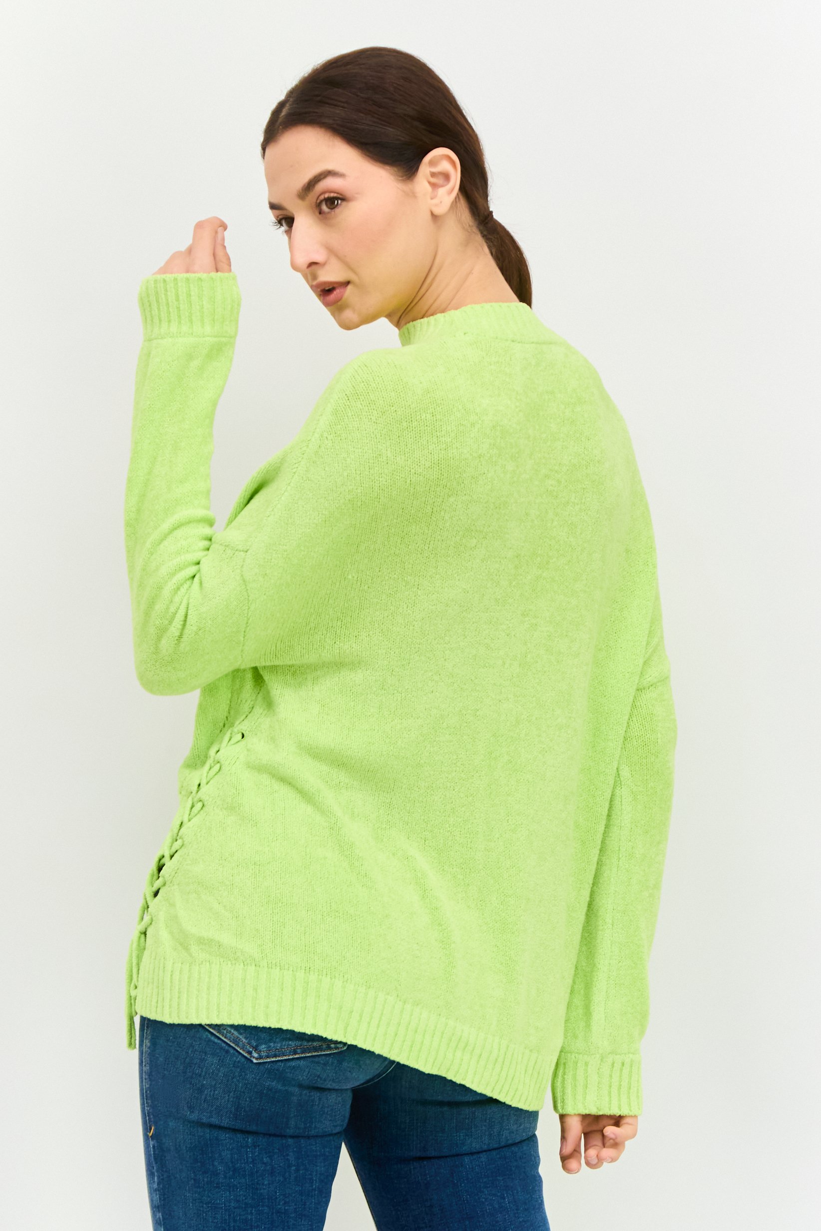 Key Hole Neck Knitted Sweater, image 5 of 5
