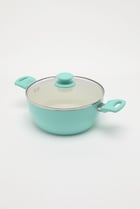 Buy Iko 5 Qt. Crema Dutch Oven With Lid 11 H x 24 W cm, Turquoise ...