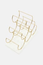 Buy Mary Square Wine Rack, Gold Online | Brands For Less