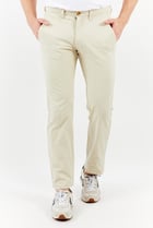 Men Straight Fit Solid Chino Pants, Beige