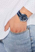 Buy Tommy Hilfiger Men 1792011 Retro Wrist Watch, Navy Combo Online ...