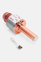 Buy Simply Tech Light Up Karaoke Microphone Speaker, Bronze Online ...