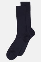 Men 1 Pair Textured Socks, Navy Blue