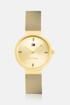 Buy Tommy Hilfiger Women 1782217 Round Quartz Watches 35 mm, Gold ...