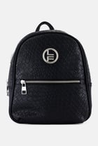 London Fog Bowery Medium Woven Backpack Black London Fog Bowery Medium Woven Backpack Black main image 3