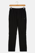 Kids Boy Solid Straight Leg Pants, Black