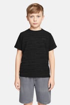 Kids Boy Loose Fit Short Sleeve Training T-Shirts, Black