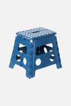 Buy Farberware Plastic 16 Inch Folding Step Stool With Handle, Navy ...