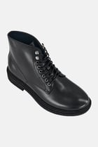 Men Waltonn Lace Up Ankle Boots, Black