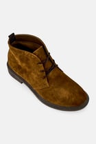 Men Torroo Lace Up Ankle Boots, Chocolate Brown