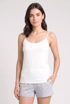 Women 2 Pieces Solid Sleeveless Sleepwear Tank Top, Multicolor