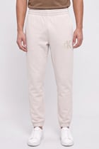 Calvin Klein Jeans Men Regular Fit Embroidered Logo Sweatpants, Off White