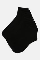 Women 10 Pairs Knitted Print Ankle Socks, Multicolor