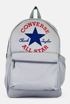 Men Brand Logo Backpack, Grey