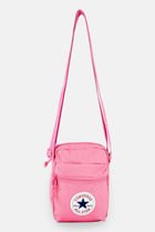 Women Brand Logo Cross Body Bag, Pink