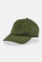 Men Brand Logo Adjustable Buckle Closure Cap, Olive