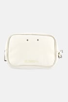 Women Brand Logo Cross Body Bag, Cream