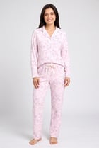 Women 2 Pieces Floral Print Long Sleeve Top And Pyjama Pants Set, Multicolor